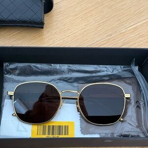 Bottega veneta sunglasses gold/brown frame